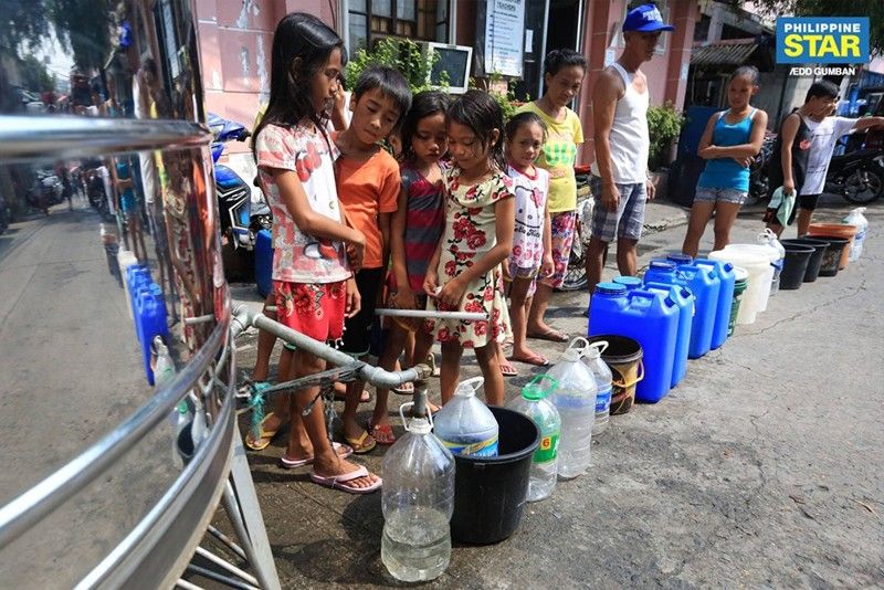 Manila ready for water distribution