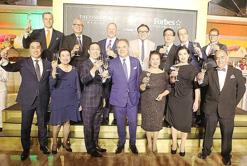 Peninsula Manila celebrates its Forbes 5-star rating âA Perfect Ten!â