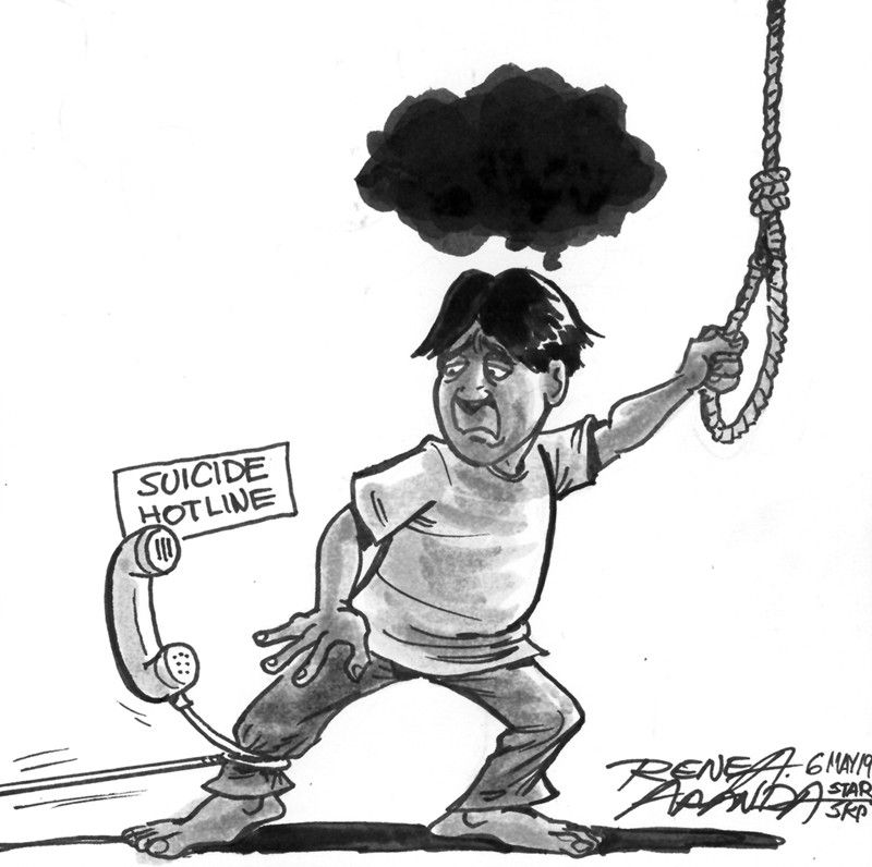 Image result for EDITORIAL PINOY CARTOON SUICIDE