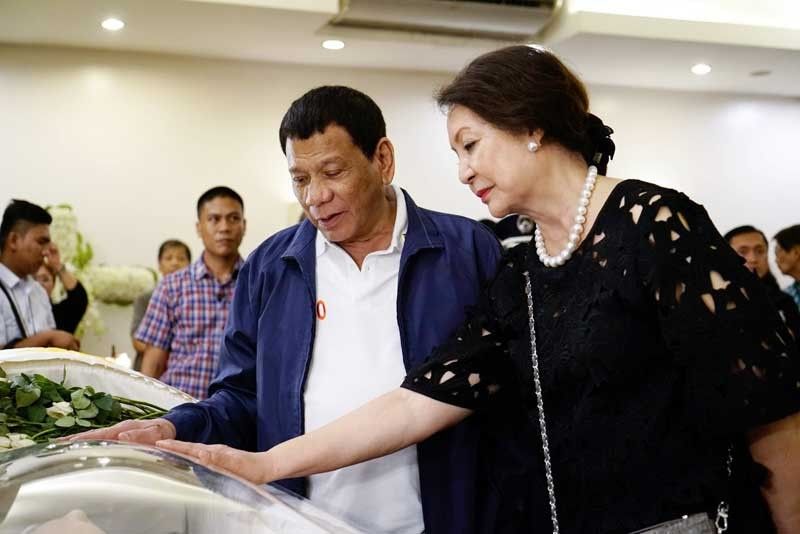 Duterte pays last respects to late speaker Nograles