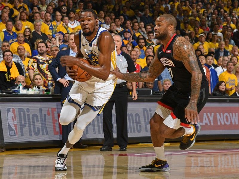 Durant to miss remainder of Warriors series with Rockets