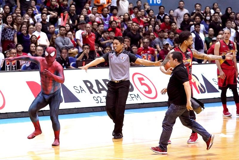 PBA orders Spiderman, friends: Stay off the court