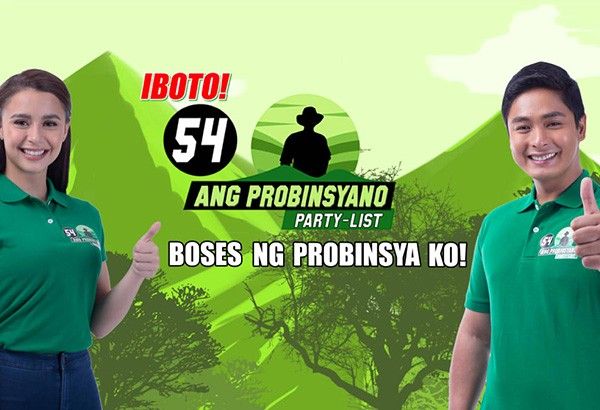 Coco Martin-backed â��Ang Probinsyanoâ�� party-list leading in polls