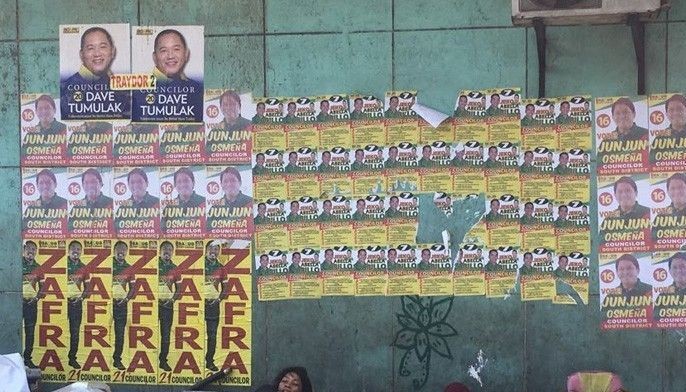 COMELEC nimando sa pagtangtang sa mga campaign posters