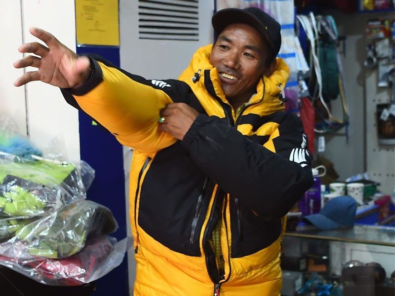 Sherpa completes record 23rd Everest climb