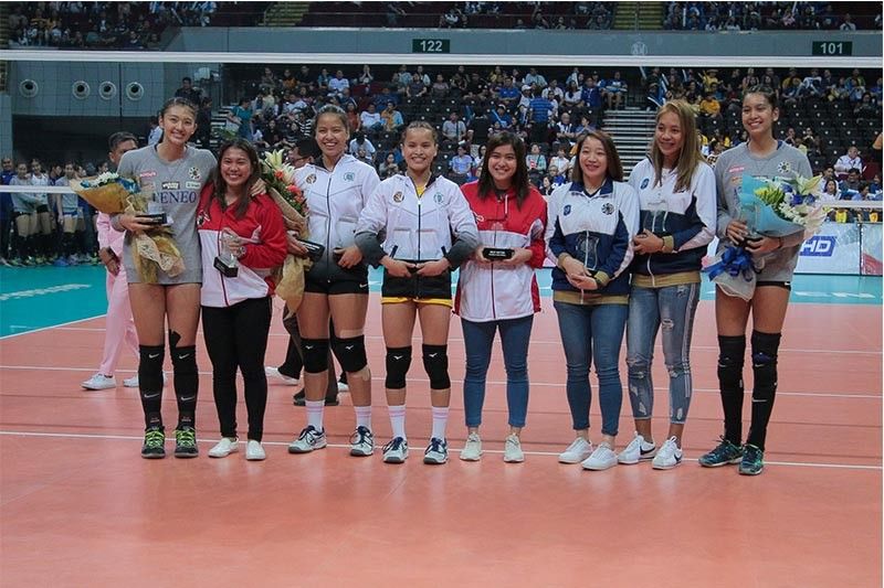 IN PHOTOS: UAAP 81 women's volleyball awarding ceremony
