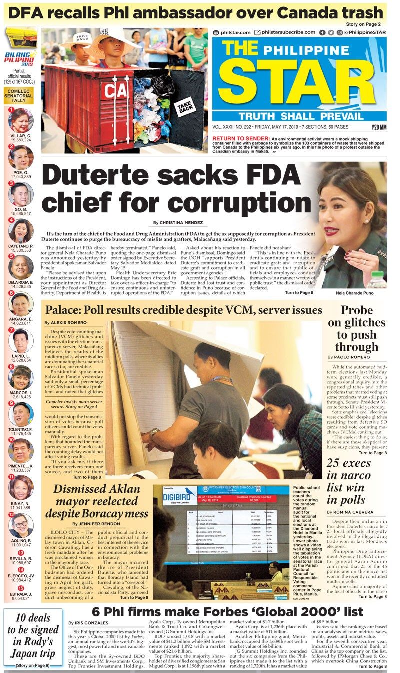 The STAR Cover (May 17, 2019)