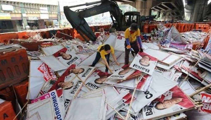 MMDA nakahakot ng 31 trak ng election materials