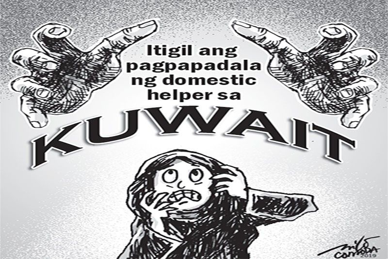 EDITORYAL - Pauwiin na ang Pinay DHs sa Kuwait!