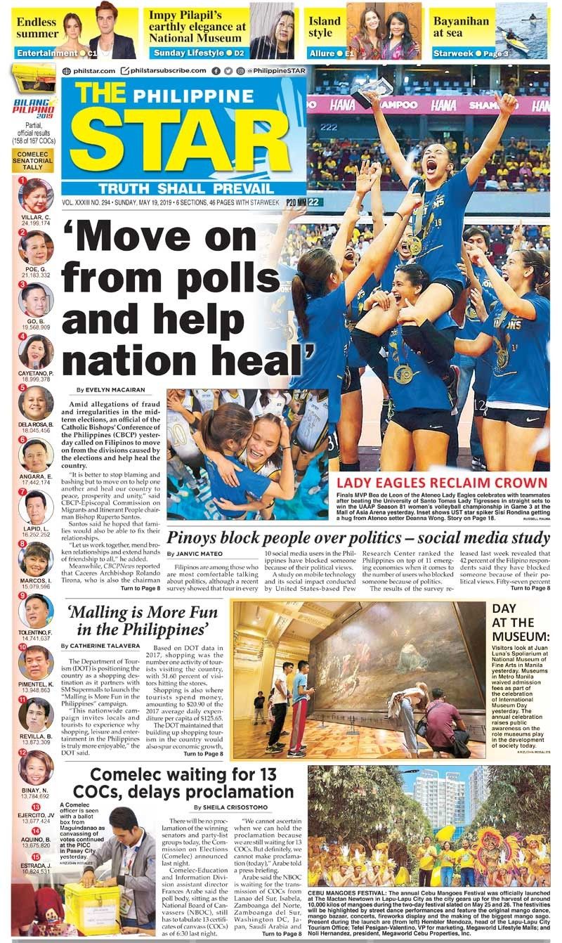 The STAR Cover (May 19, 2019)