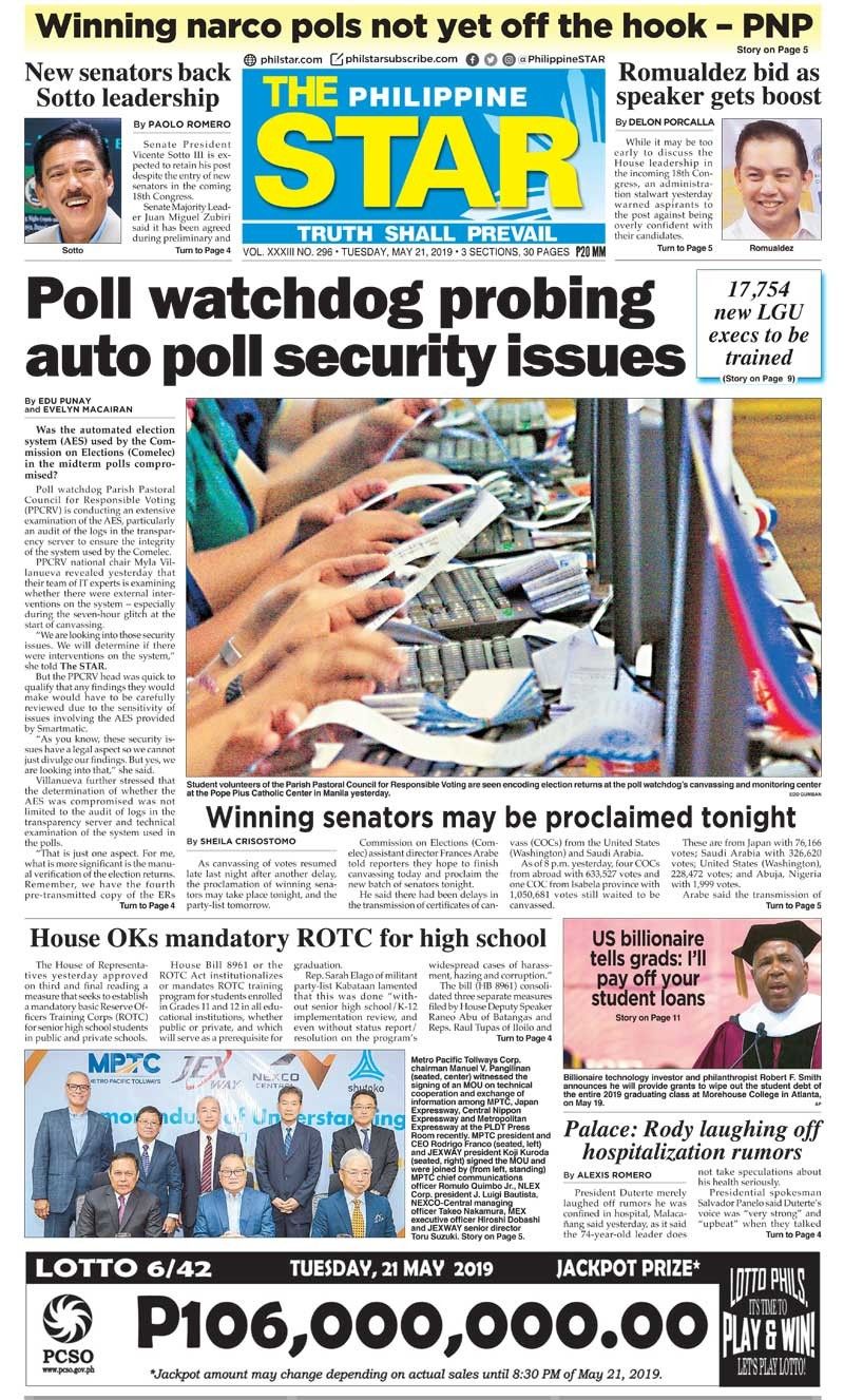The STAR Cover (May 21, 2019)
