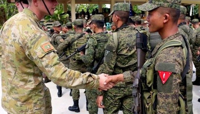 Philippine, Australian troops train together in urban warfare