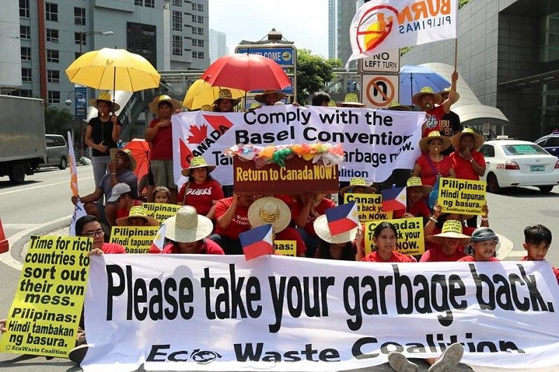 Palasyo nagbantang ipatatapon ang 'Canadian trash' sa kanilang dagat