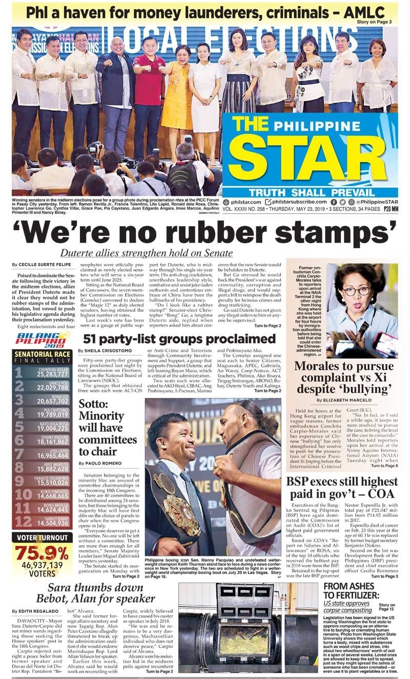 The STAR Cover (May 23, 2019)