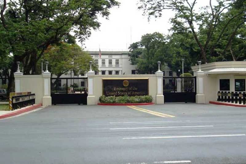US Embassy sarado sa Lunes
