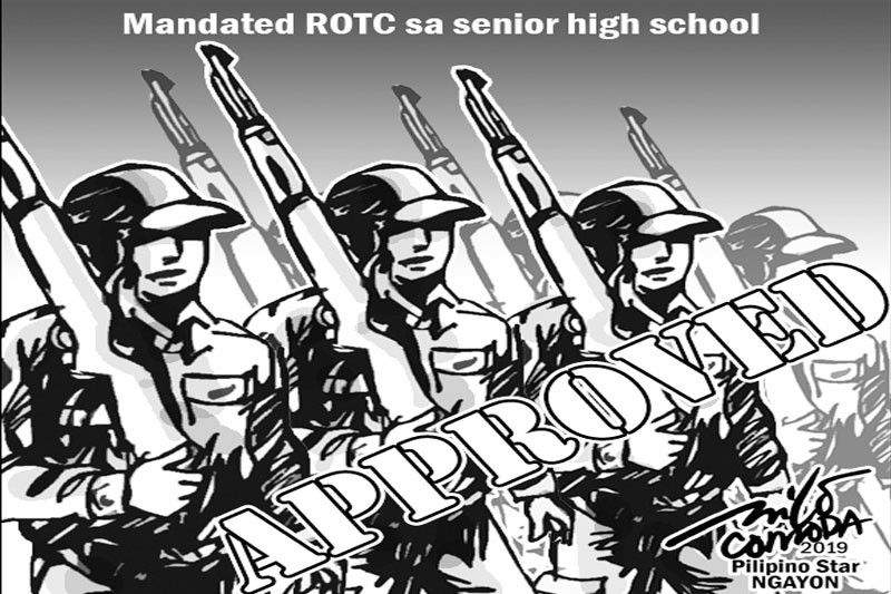 EDITORYAL - Siguruhin na hindi  mako-corrupt ang ROTC