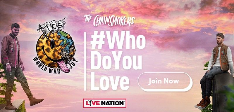 TikTok, Live Nation launch video challenge for The Chainsmokers world tour