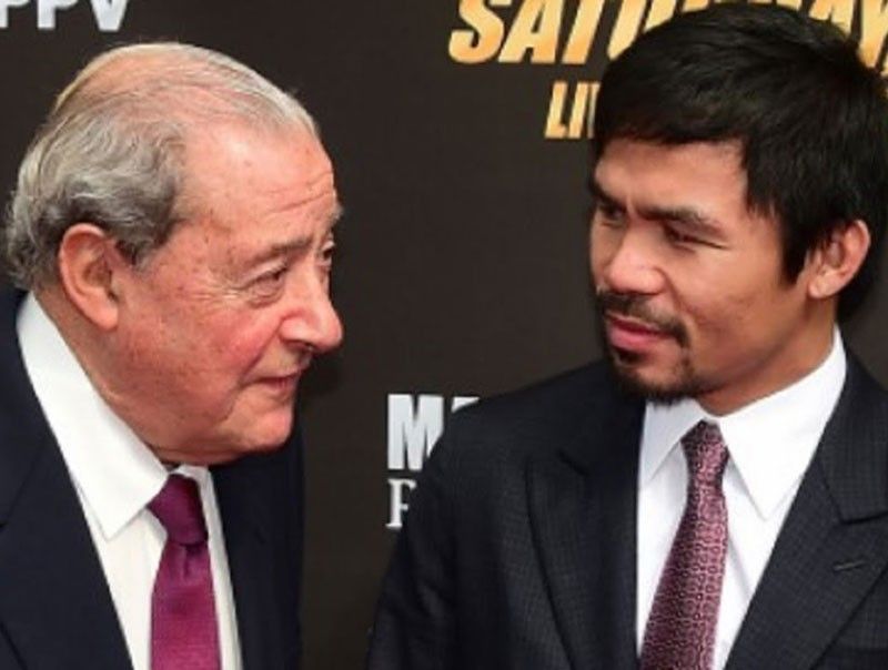 Pacquiao nilaglag ni Bob Arum