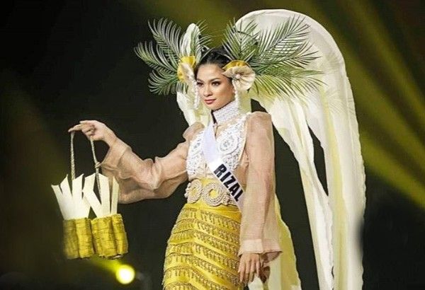 Paolo Ballesteros designs â��sumanâ��-inspired national costume for Binibining Pilipinas candidate