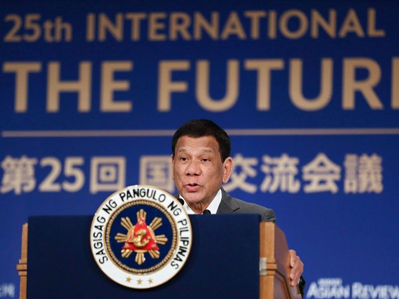 Duterte calls for immediate solutions to US-China trade war, sea row