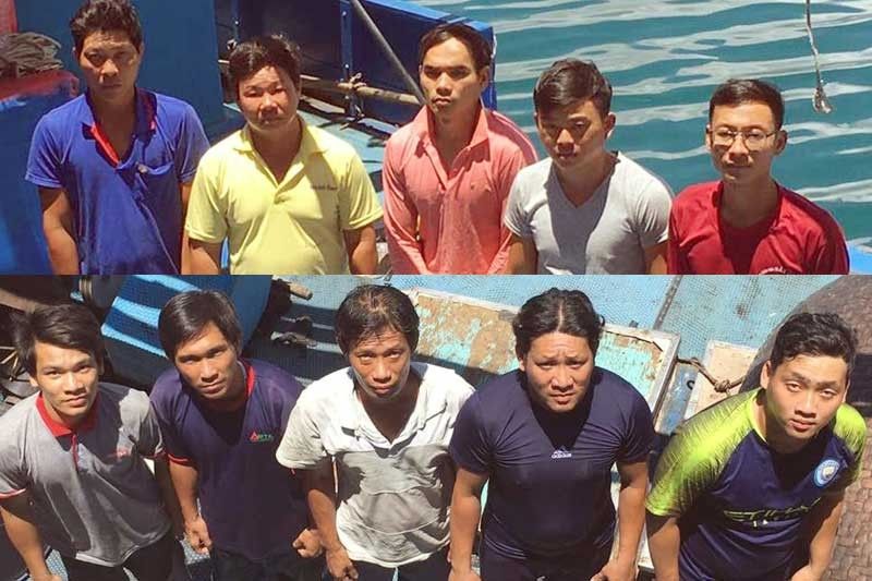 Vietnamese fishermen caught poaching off Cagayan