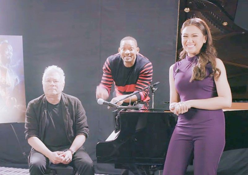 Morissette meets Will Smith, sings with â��A Whole New Worldâ�� composer