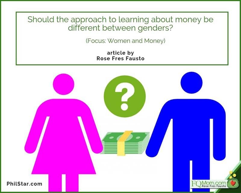 Should the approach to learning about money be different between genders? (Focus: women and money)