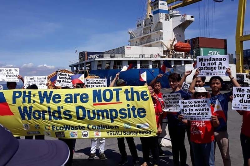 Govâ��t urged to ratify law  vs waste dumping to Philippines