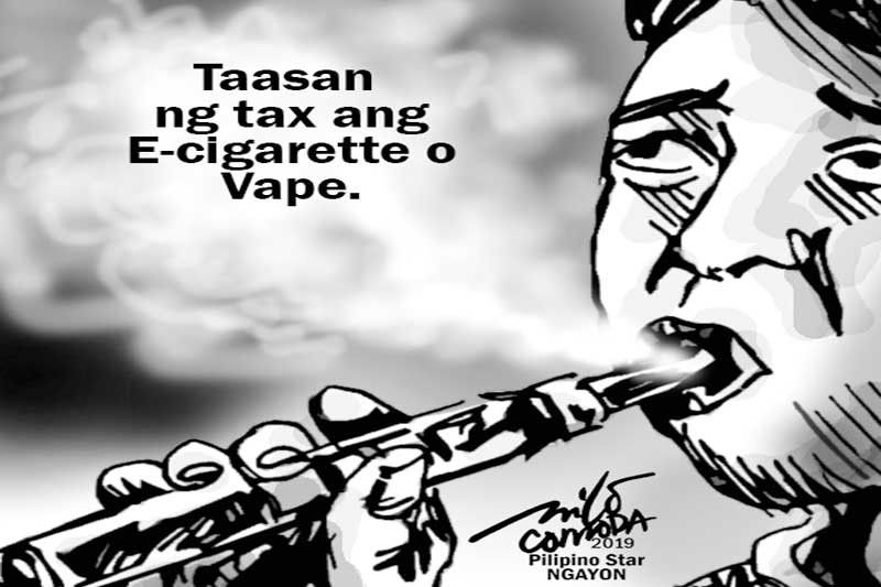 EDITORYAL - Itaas din ang tax ng e-cigarettes