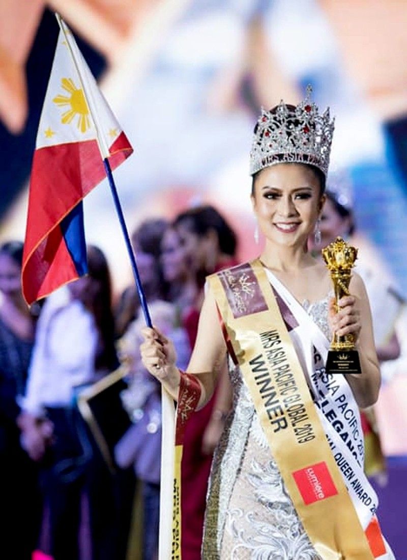 Pinay crowned 2019 Mrs. Asia Pacific Global in Malaysia