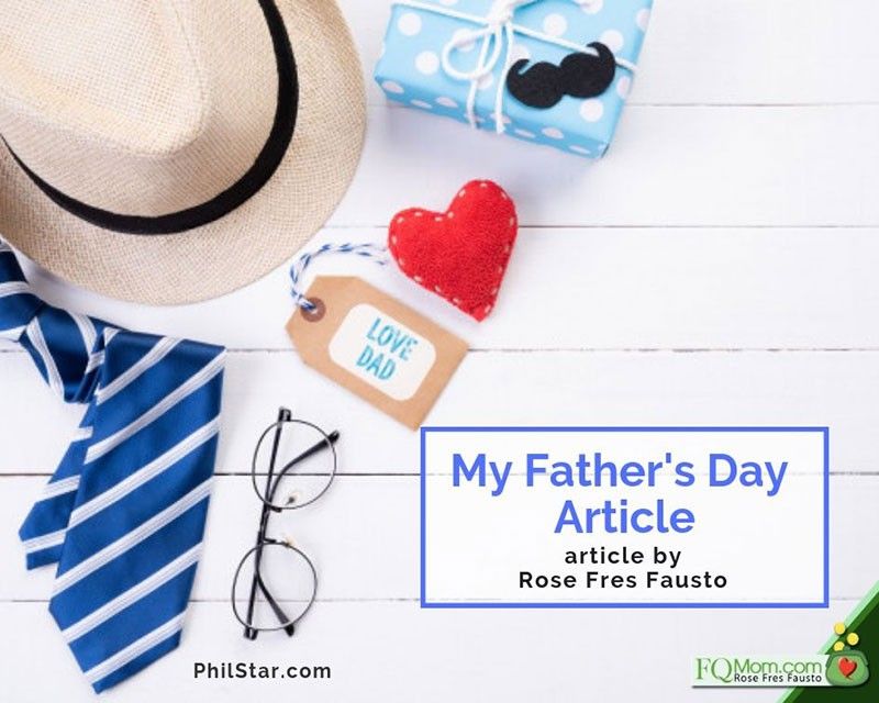 My Fatherâs Day article