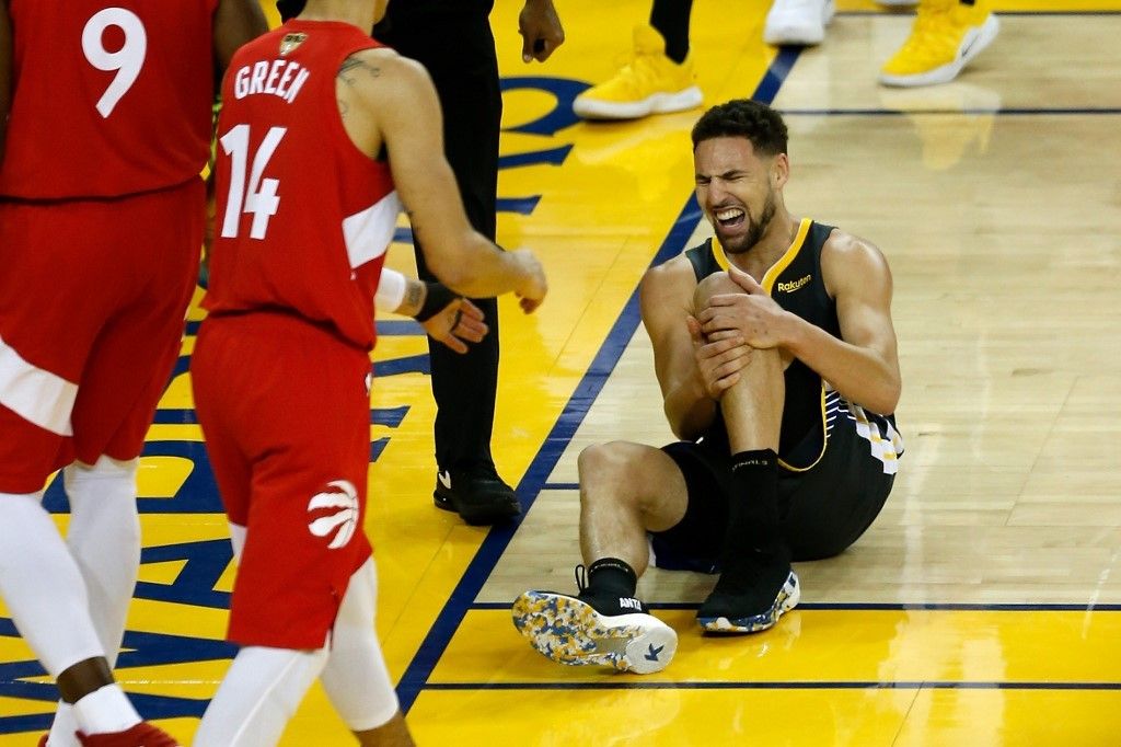 Report: Klay Thompson suffers torn ACL as Warriors fail to defend NBA title