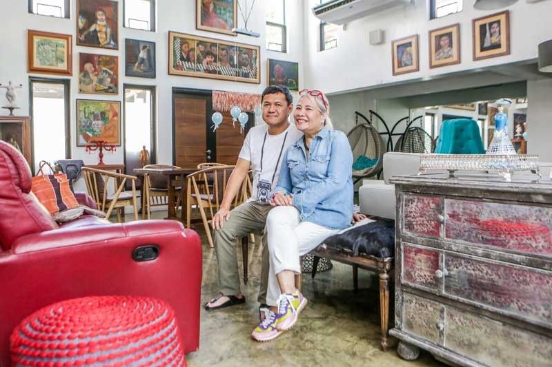 At home with Elmer Borlongan & Plet Bolipata: House of faces, house of light