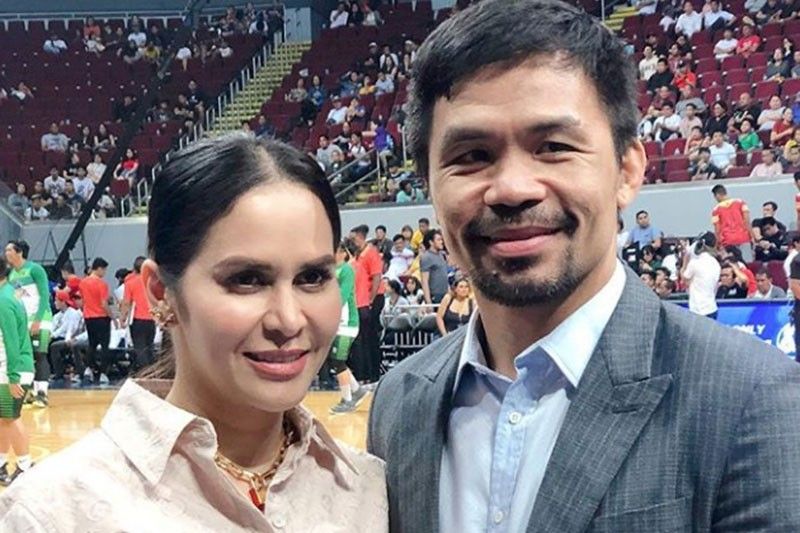 Jinkee kabado sa laban ni Manny kay Keith Thurman