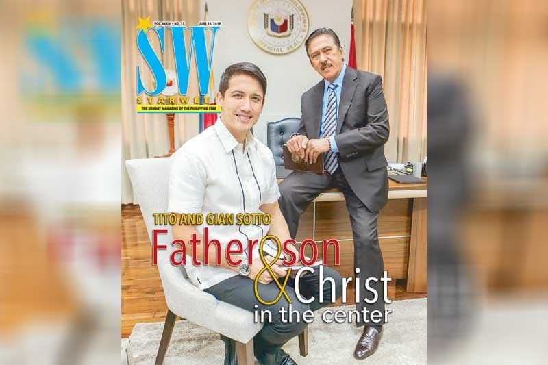 Tito And Gian Sotto Father Son Christ In The Center Philstar Com