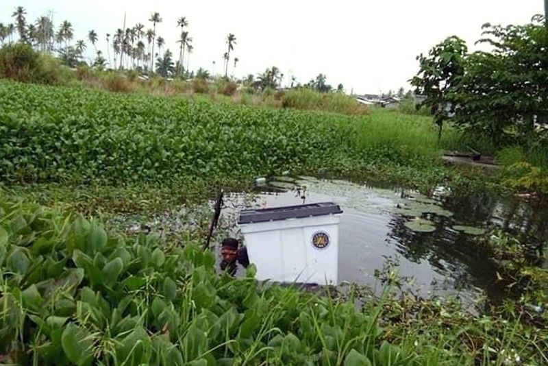 Ballot box found floating in Maguindanao swamp