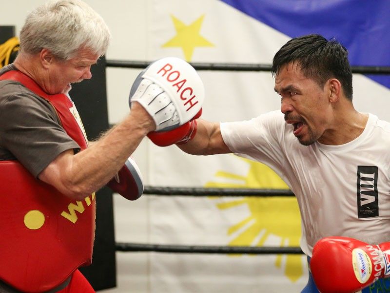 Roach 'pleased' with Pacquiao's first day at Wild Card