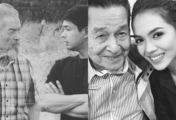 Rumored lovers Coco Martin, Julia Montes pay homage to â��Loâ�� Eddie Garcia