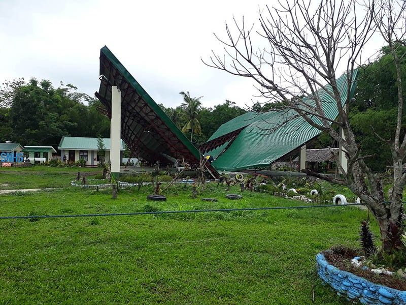 At least 9 hurt in collapse of covered court at Zamboanga City school