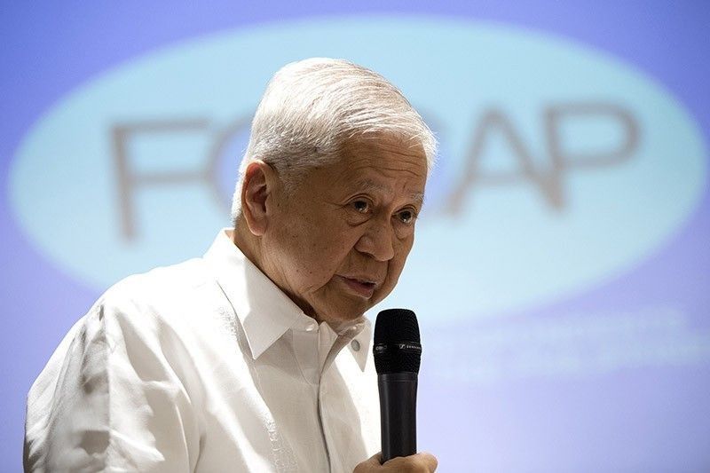 Del Rosario: Cancellation of diplomatic passports reverts to Congress