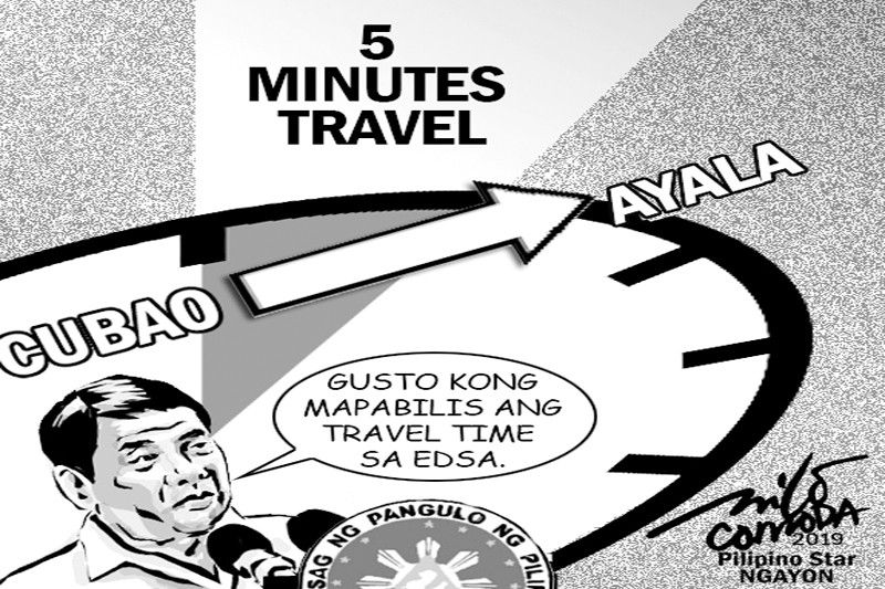 EDITORYAL - 5 minuto lang mula Cubao pa-Ayala