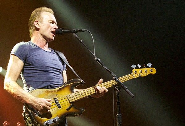 Rock legend Sting brings world tour to Manila