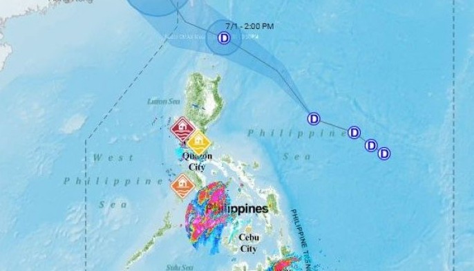Egay to bring rains over Metro Manila, Luzon
