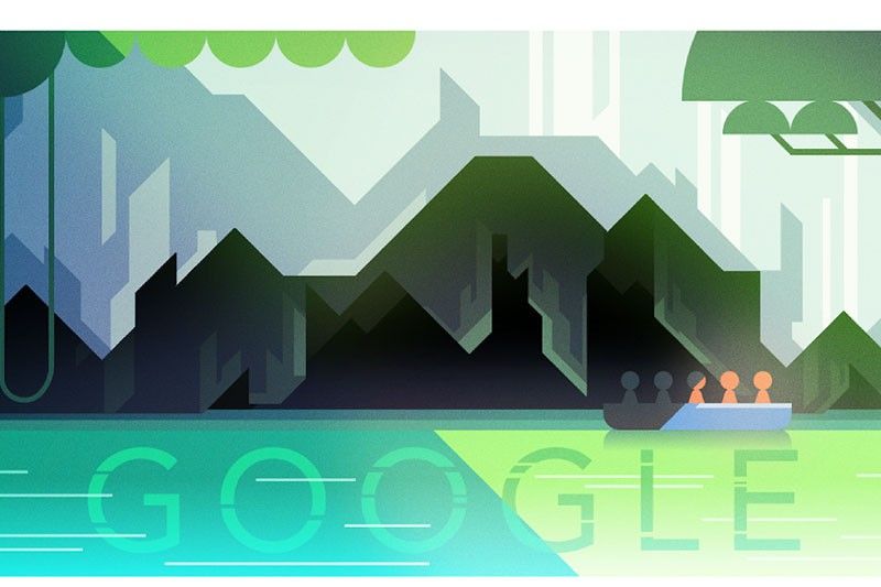 Google Doodle features Puerto Princesa Underground River