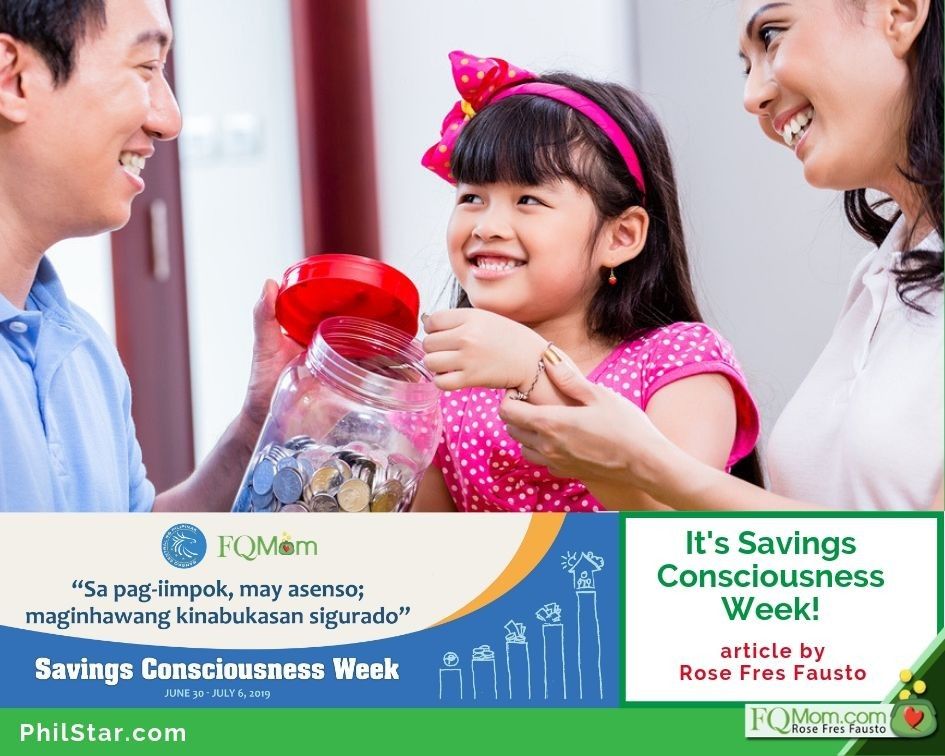 Itâs Savings Consciousness Week!