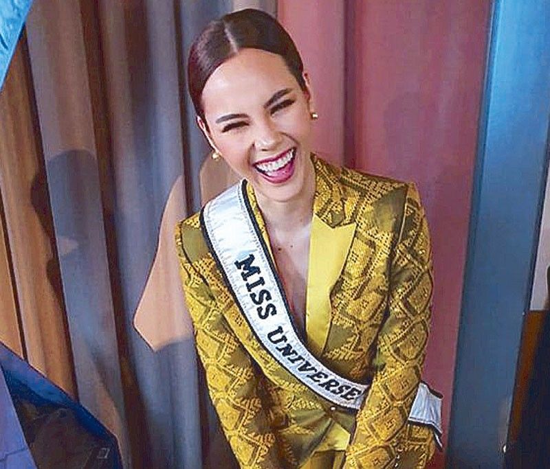 Catriona enjoying the remaining 6 months  of her Miss U reign
