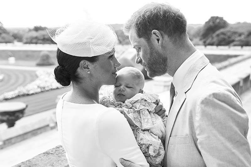 Prince Harry and Meghan's son Archie christened in private service