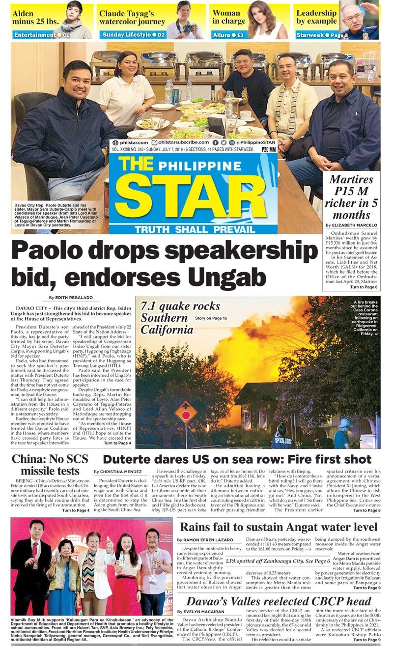 The STAR Cover (July 7, 2019)