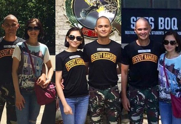 Sarah Geronimo helps Matteo Guidicelli recover from war shock during military training