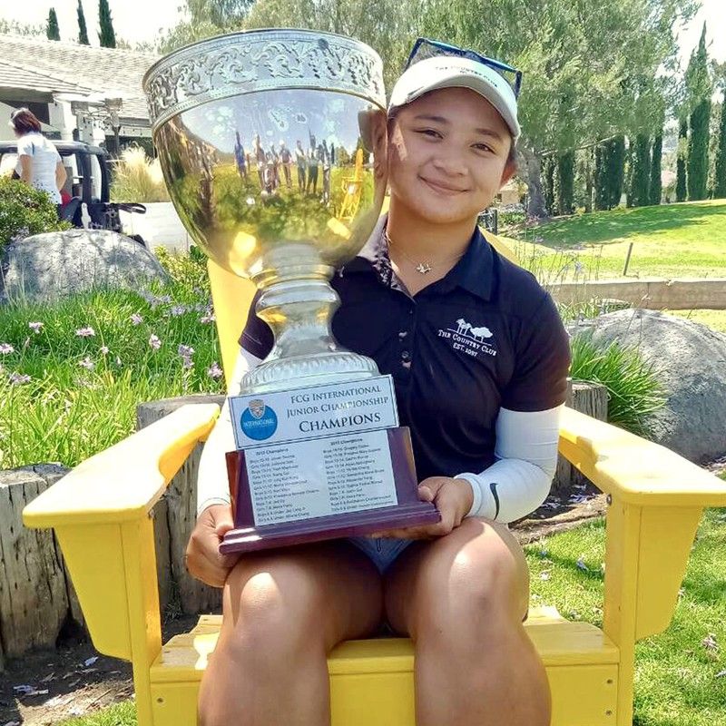 Eagle Ace Superal, Rianne Malixi lift trophies in FCG event